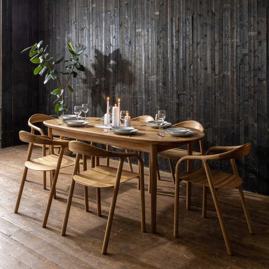 Solid Oak Dining Chairs