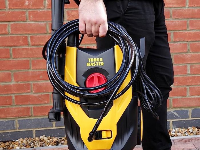 Corded Electric Power Turbo Nozzle TOUGH MASTER Yellow & Black Pressure Washer 110 Bar for Patio, Car, Garden Maintenance Cleaner Washer (FREE SHIPPING)