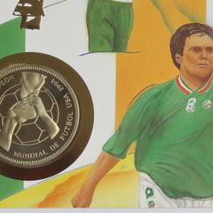Irish USA WORLD CUP 1994 Coin medal Cover Vintage Ireland