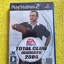 Total Club Manager 2004 PlayStation2 Ps2 Games Original Image 2