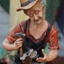 Porcelain Figurine - Shoemaker at Work Image 2