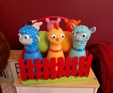 Battat Farm Animal Barnyard Bowling Set