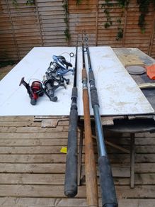 fishing beachcasters and reels