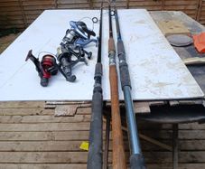 fishing beachcasters and reels