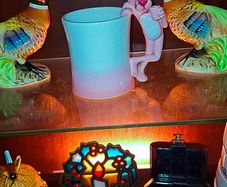 Vintage Pink panther ornamental mug