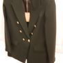 ladies green jacket with brass buttons Image 4