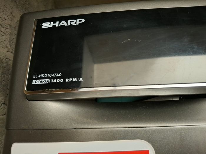 Sharp ES-HDD1047AO Freestanding 10/6KG 1400 Spin Washer Dryer Graphite