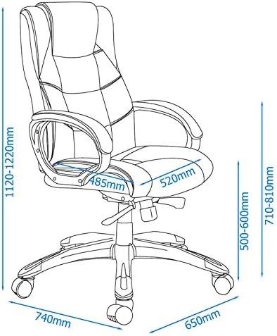 Alphason DOREL Premium Executive Office Chair BLK