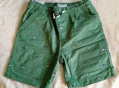 Fatface Embroidered Shark Shorts Age 11-12 BNWT