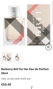 Burberry Brit for Her Eau de Parfum 30ml brand new sealed
