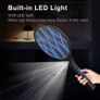 Fly Zapper, 4000V Fly Killer, USB Electric Fly Swatter with 1200mAh Rechargeable Battery, LED light, Removable Flashlight, 3-Layer Protective Net, Mosquito Killer, for Indoor and Outdoor (FREE SHIPPING) Image 7