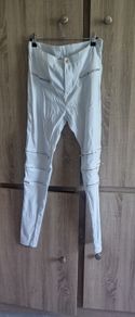 Zip white trousers Size fits 10-12,12