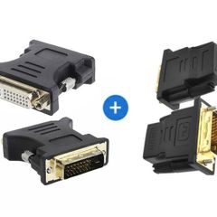 DVI-I (24+5) Male & DVI-D (24+1) Male to HDMI (Female) Adapters (Brand New/Warranty)