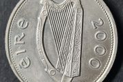 Excellent Ireland 1 Pound Millennium 2000 Coin
