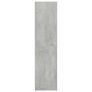 Wardrobe Concrete Grey 50x50x200 cm Chipboard Image 3