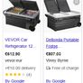 AAOBOSI Camping Fridge 75L, Car Fridge Dual Zone Image 10