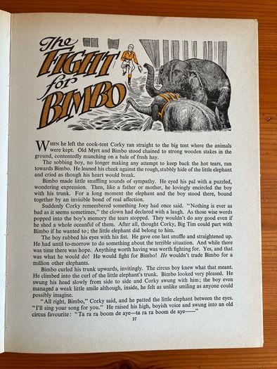 Vintage annual: 'Circus Boy' 1958