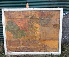 Large distressed map of Dublin