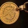 USA 1 Dollar coin1853 pendant & Chain Image 5