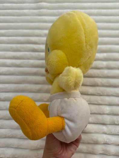 Vintage 2001 Tweety Pie Warner Bros Studio Store approx. 12" Plush Toy Looney Tunes Used Dirty Please see pictures