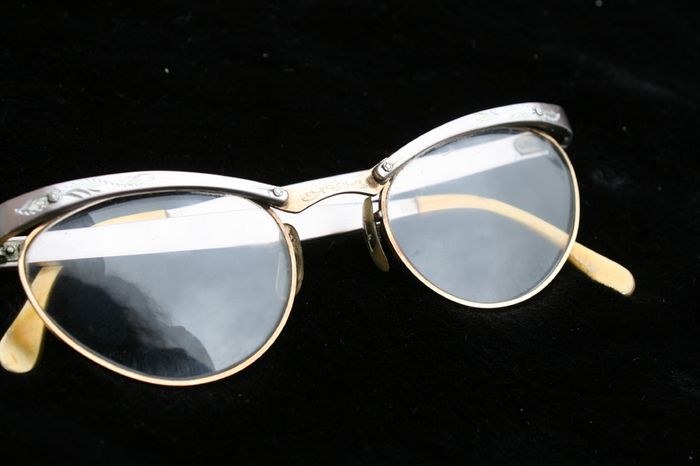 Vintage Whitney 22  Eye Glasses vintage Eyewear Retro Glasses 1/10 12K G.F.
