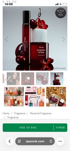 New PHLUR Cherry Stem EDP 50mls