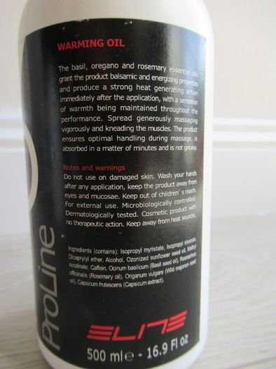 O3Zone Elite warming oil 500ml