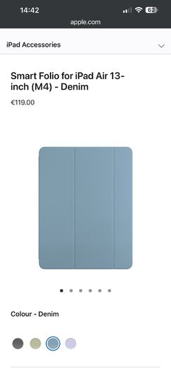 Apple iPad Air 13 inch (M4) 2026 Model and case
