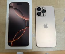 IPhone 16 pro max 256 gb unlocked,100% battery health comes with the box and the charger.
