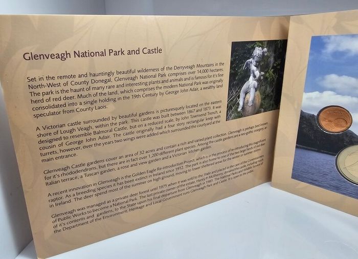 Ireland 2006 Beautiful Uncirculated Euro Coin Set Glenveagh National Park and Castle Co. Donegal