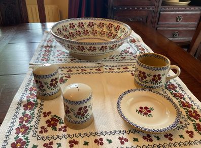 Nicholas Mosse 5 piece set of Old Rose