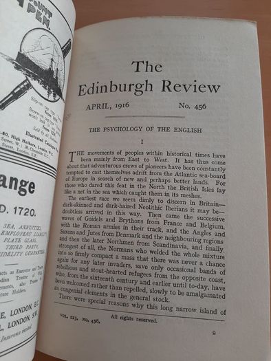 The Edinburgh Review 1916