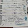 23X 1934 Bank of Ireland Belfast Cheques Image 3