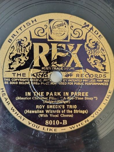6 Gramophone Records.  Various labels.