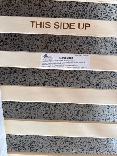 Baby Elegance Cot & new Mamas Papas mattress