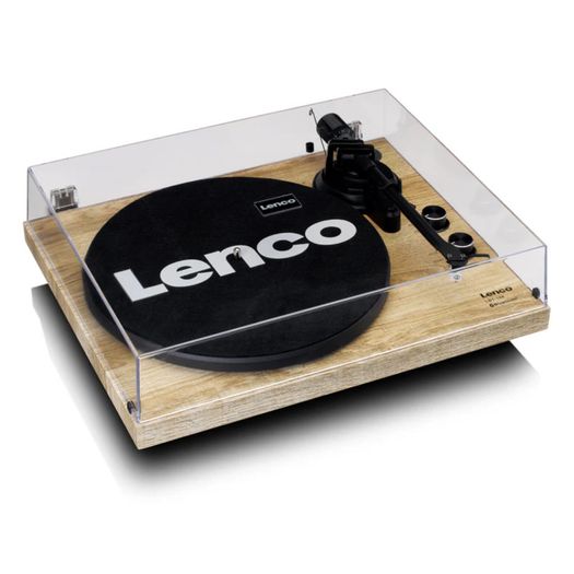 Bluetooth Turntable Pine Wood Finish Bluetooth Belt Drive Record Player