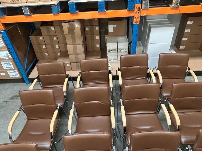 Office Chairs x 12 (Brown)