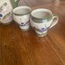 Pottery tea pot and a pair of matching mugs Image 3