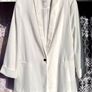 Primark White Blazer - Size 16 - Smart Casual Jacket Image 3