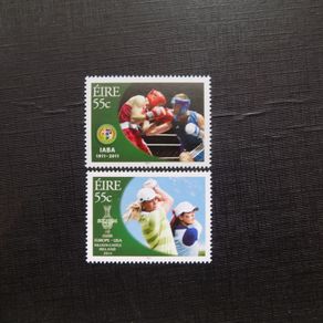 Ireland 2011.Amateur Boxing / Womens Golf.Two Stamps.Mint never hinged.