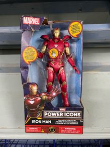 Disney Marvel Power Icons Iron Man Exclusive Action Figure with Sound