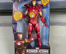 Disney Marvel Power Icons Iron Man Exclusive Action Figure with Sound