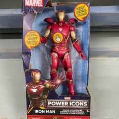 Disney Marvel Power Icons Iron Man Exclusive Action Figure with Sound