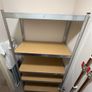 Heavy-Duty Galvanized Steel & Wooden Shelving Unit Image 3