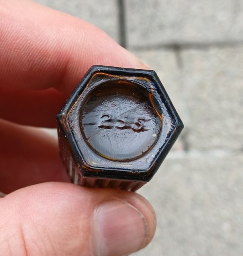 small poison bottle