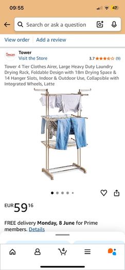 4 Tier Tower Clothes Horse