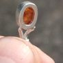 Sterling Silver Amber Pendant set Image 5