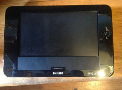 Philips Portable DVD Player for parts + Holder