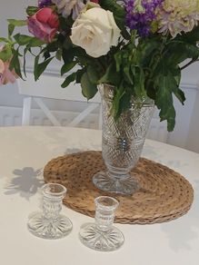 Vintage Waterford Crystal Candleholders
