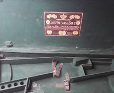 Antique double gun case